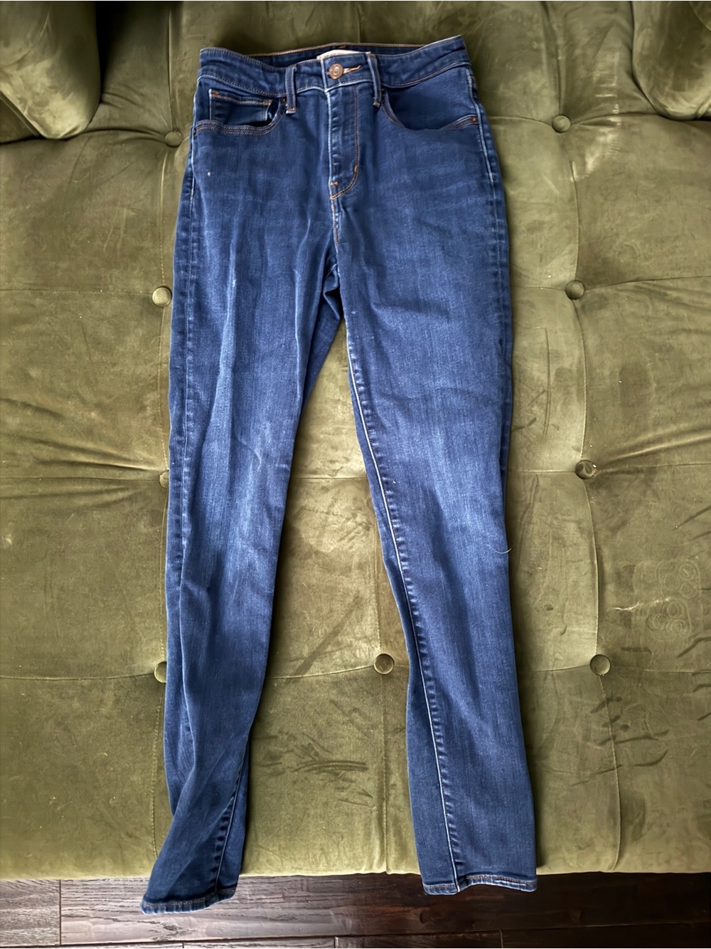 Levi's Dark Blue Skinny 721 high rise Jeans